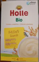 Céréales complètes millet bio