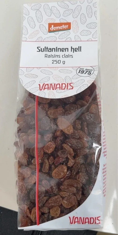 Raisins clairs
