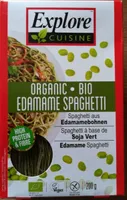 Spaghetti à base de soja vert