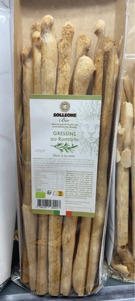 Gressins au romarin