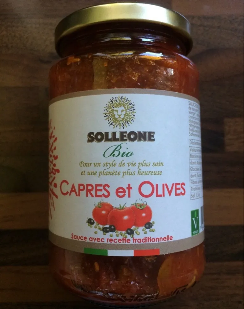 Sauce tomate Capres et Olives