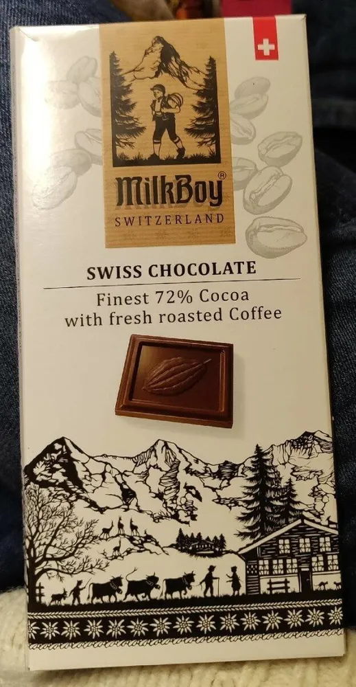 Finest 72% Cocoa with fresh roasted Coffee