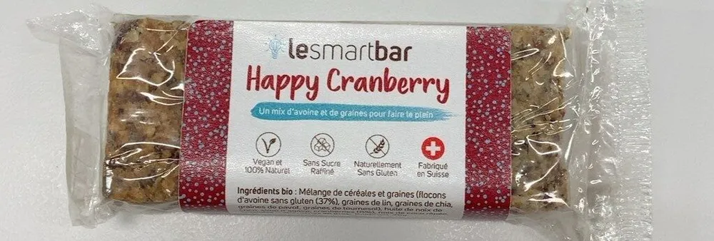 Happy cranberry bar