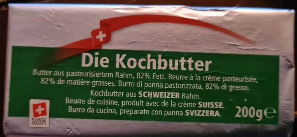 Beurre de cuisine