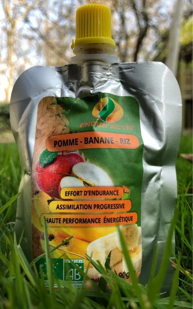 Compote pomme banane riz