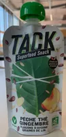TACK Superfood Snack Pêche Thé Gingembre