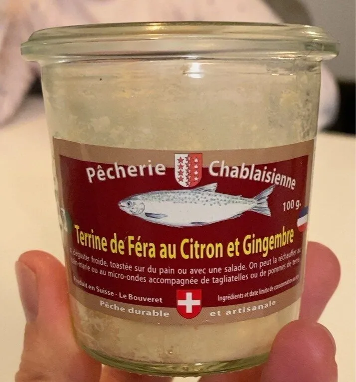 Terrine de fera citron gingembre