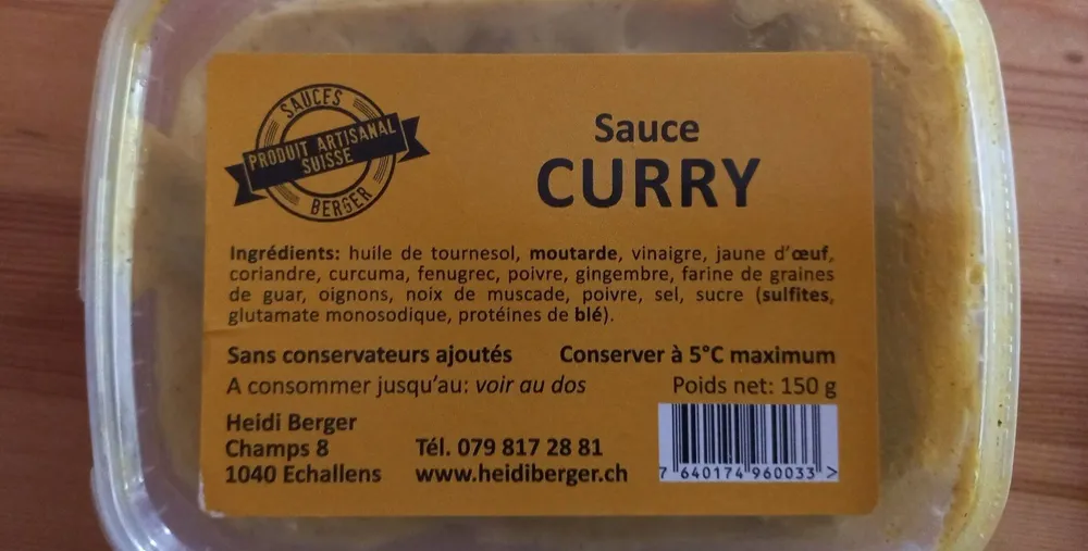 Sauce Curry