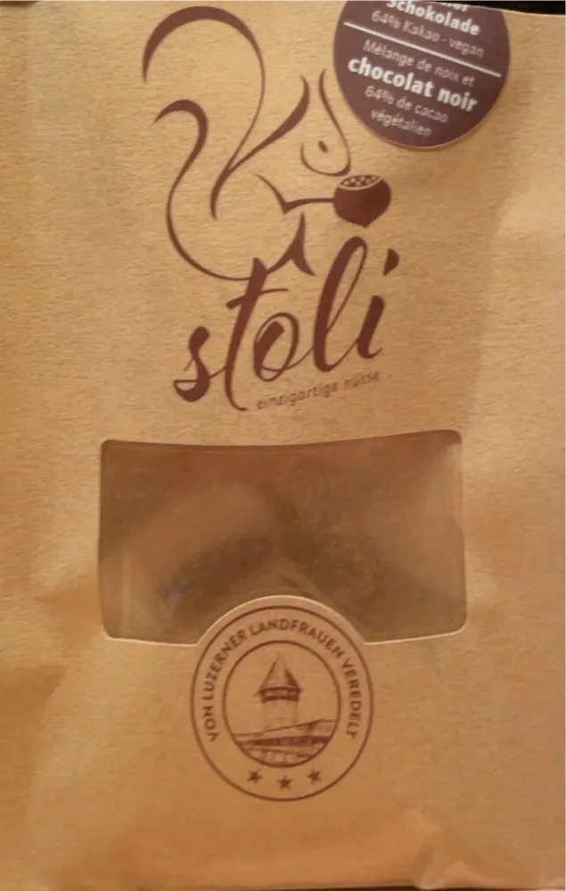 Mélange de noix au chocolat noir 64%
