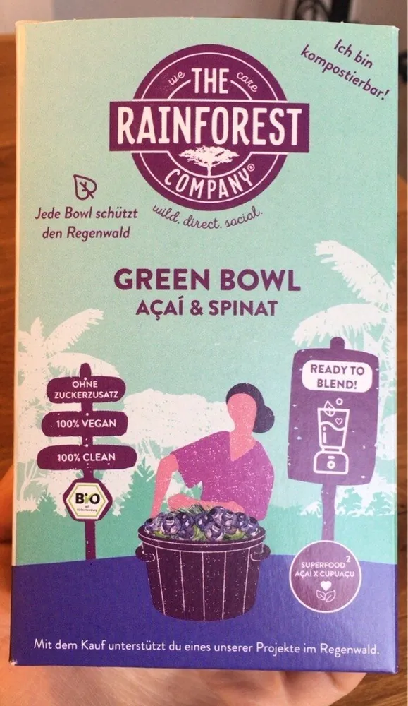 Green Bowl - Açai & Spinat