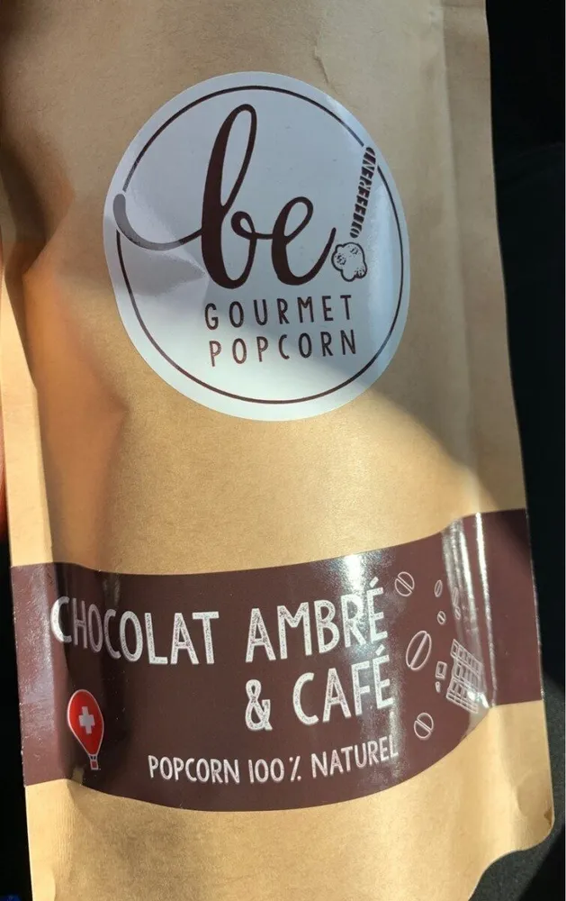 Be! Popcorn chocolat ambré & café