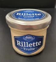 Rillette de truite pasteurisé