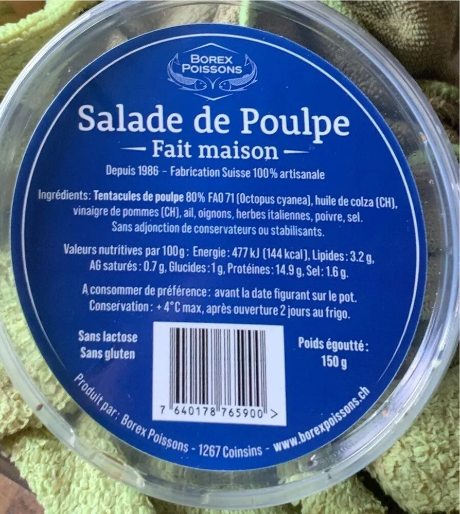 Salade de poulpe