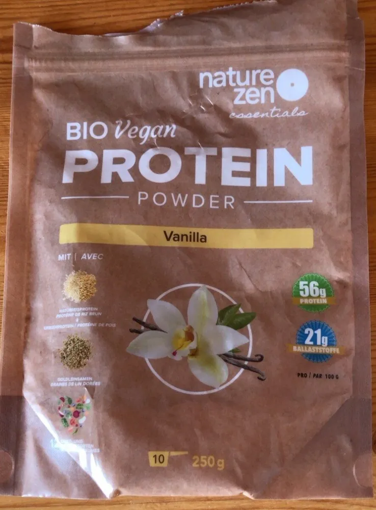 Bio vegan protein powder vanilla