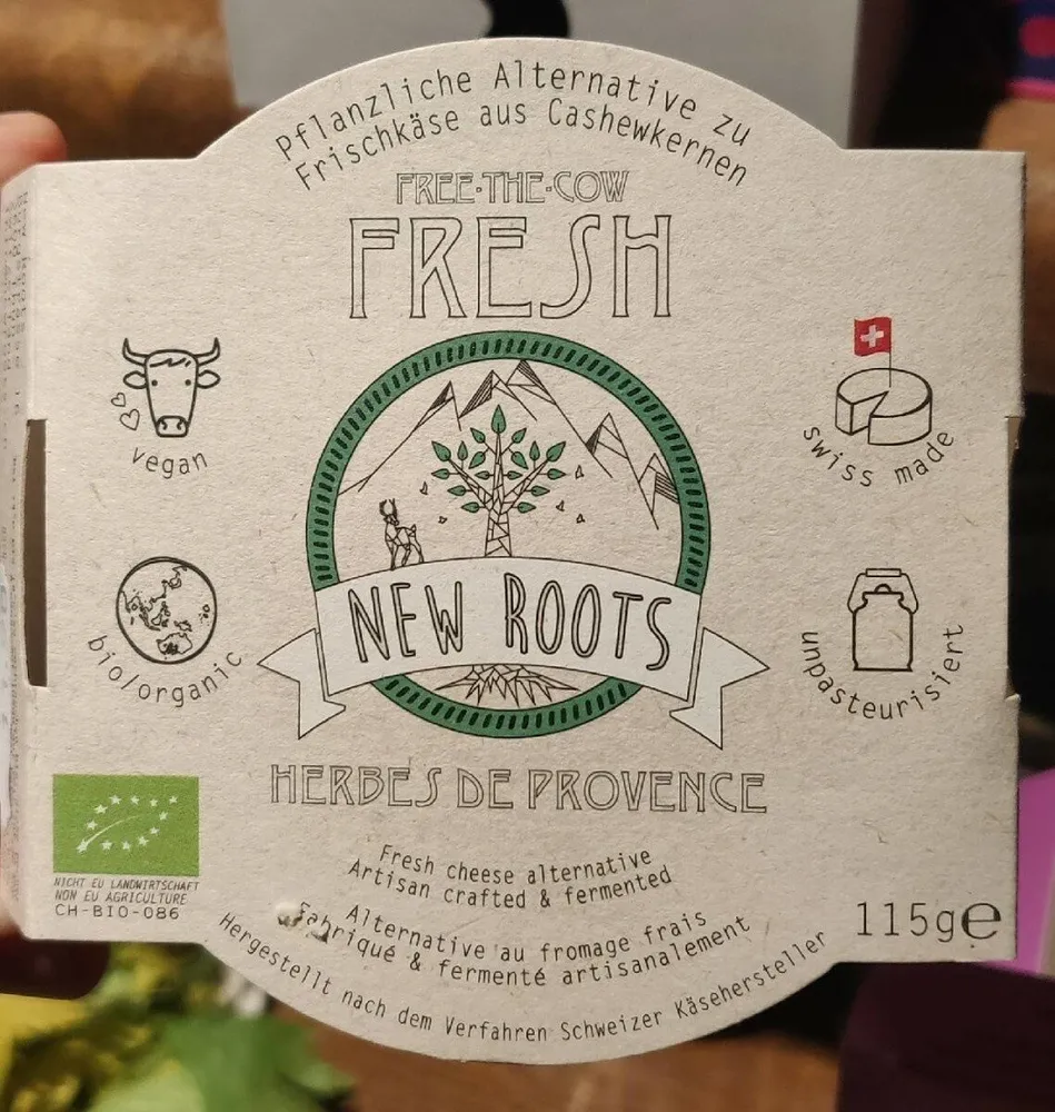 Fresh cheese alternative, herbes de Provence