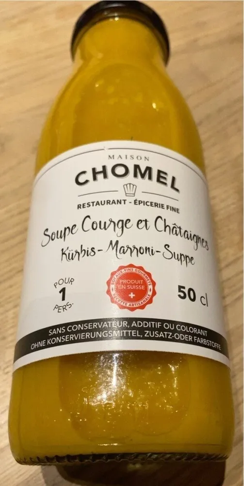 Soupe courge et chataignes