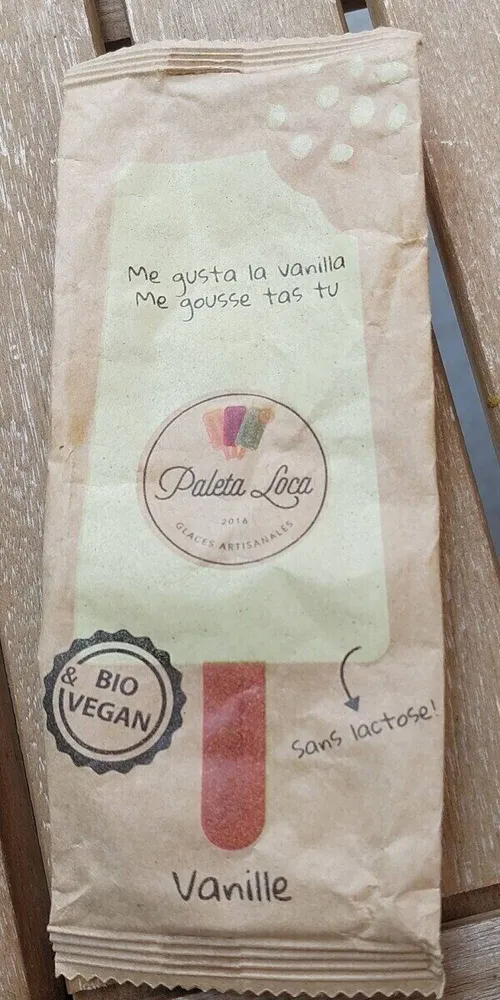 Glace vanille vegan et bio