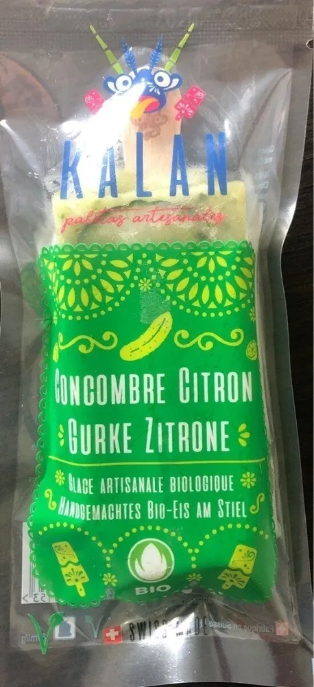 Kalan glace artisanale - concombre citron