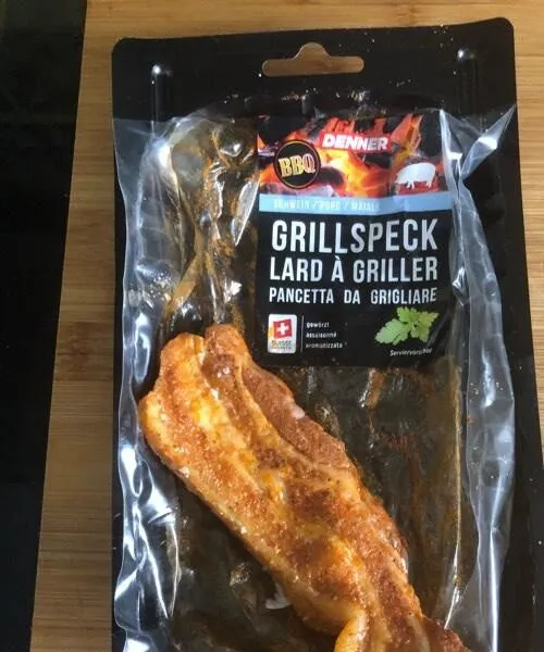 Lard à griller assaisonné