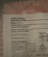 Viande de porc haché