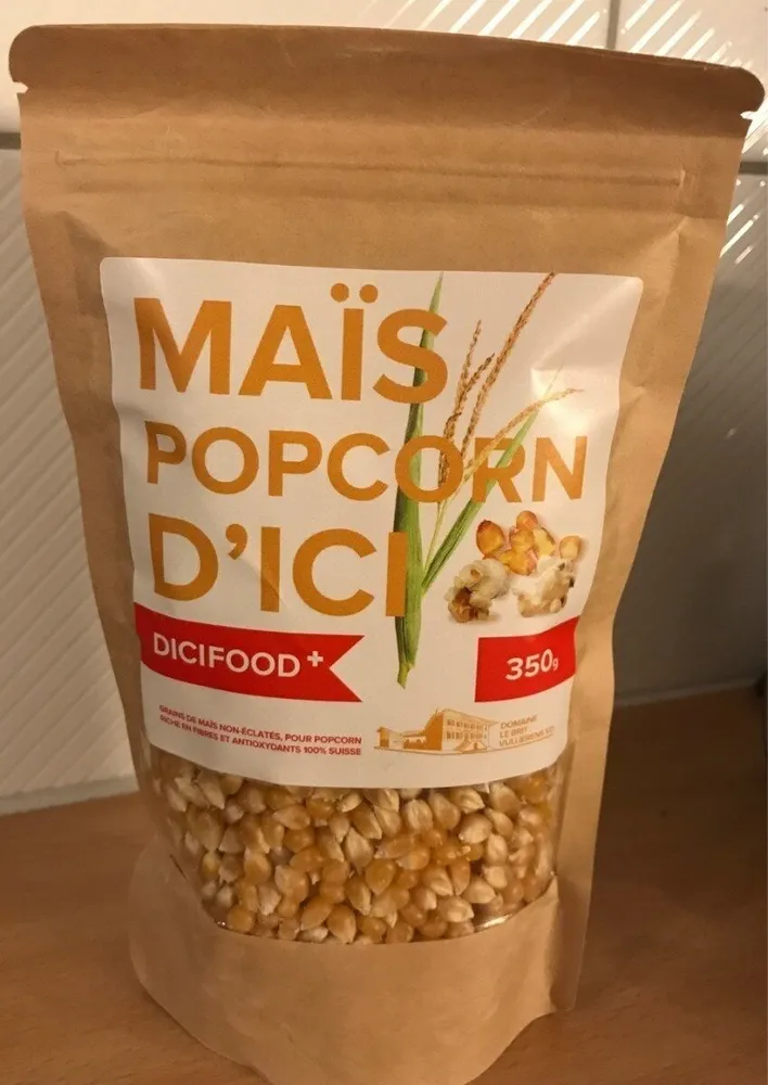 Maïs popcorn d'ici
