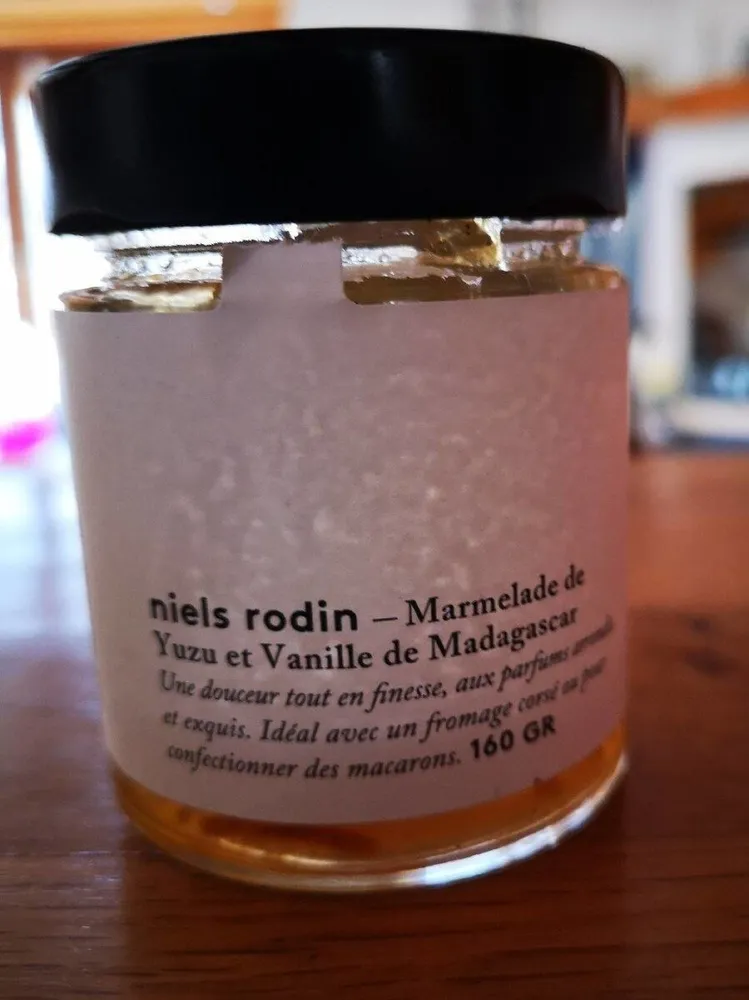 Marmelade de yuzu et vanille de Madagascar