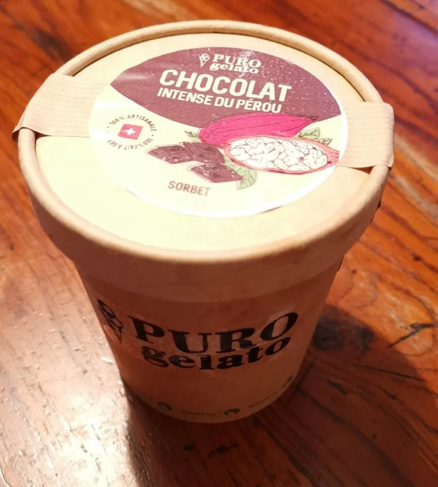 Sorbet chocolat intense du Pérou