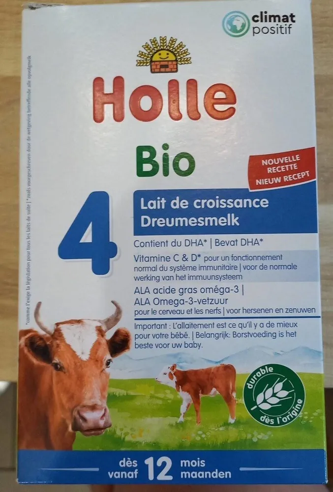 Lait de croissance Bio 4