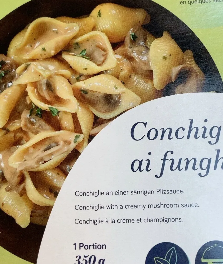 conchiglie ai funghi