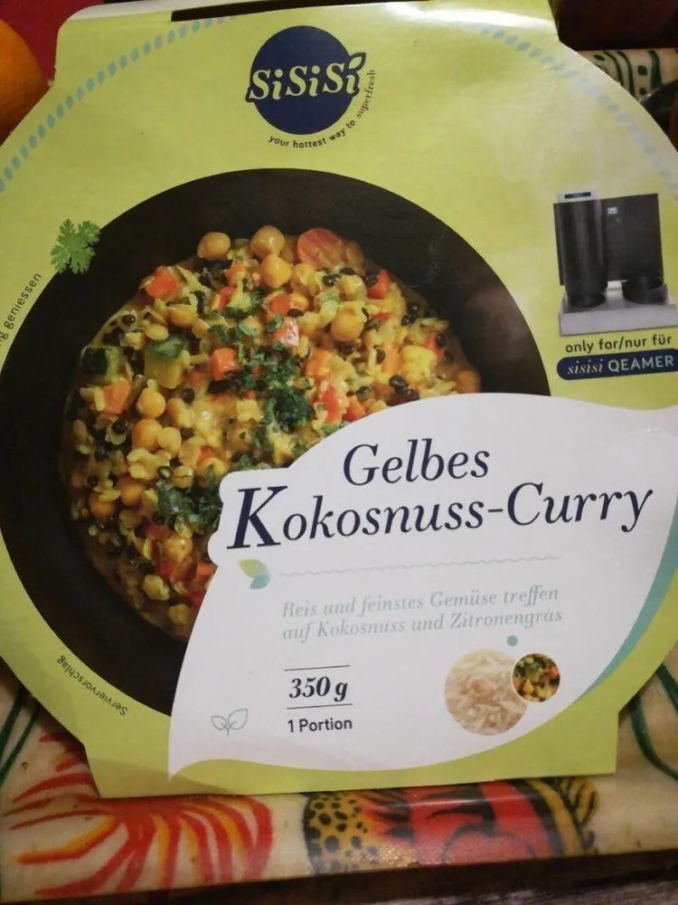 Gelbes kokosnuss curry