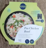 Pea chicken bowl