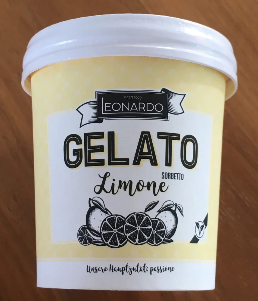 Gelato Limone Sorbetto