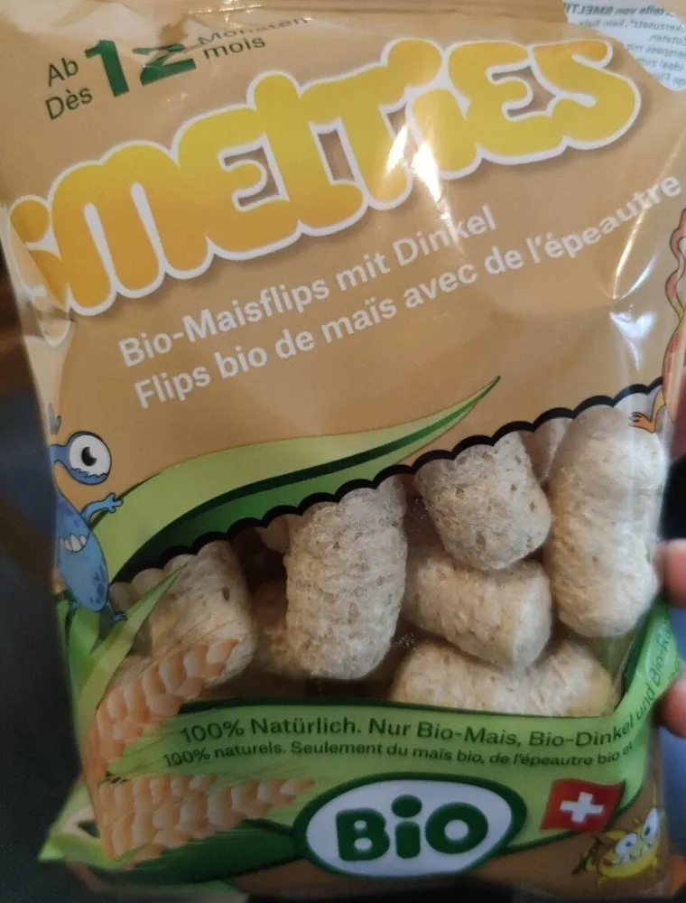 Flips bio de maïs avec de l'épeautre