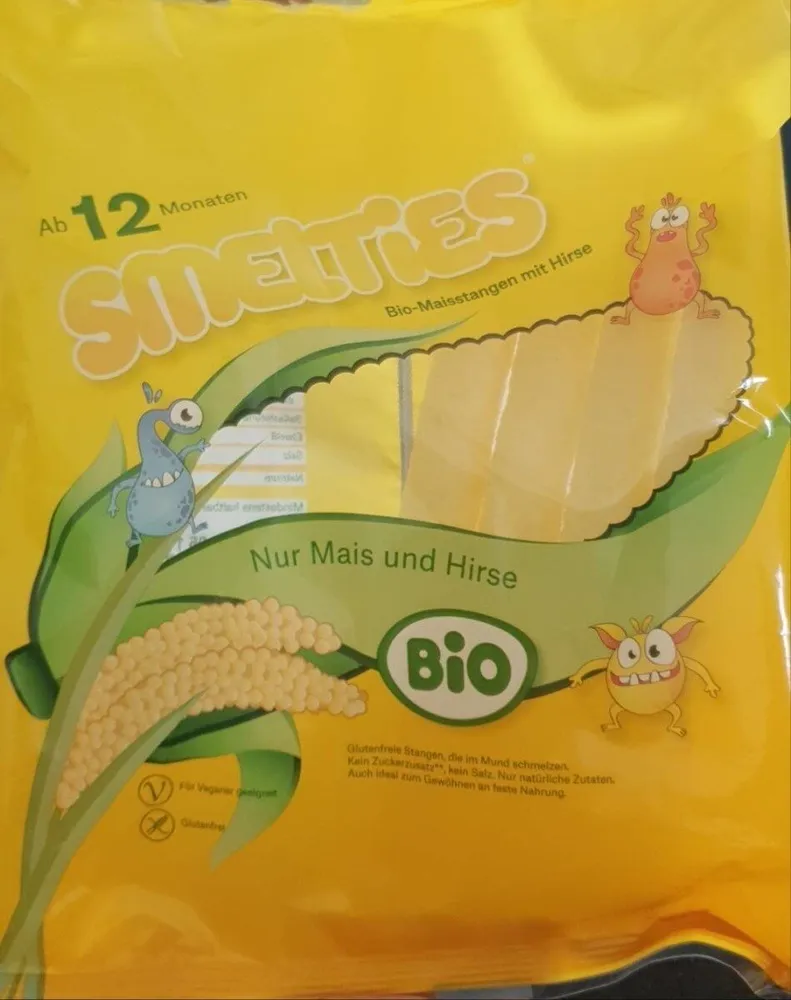 Smelties Bio-Maisstangen mit Hirse