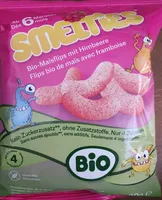 Bio-Maisflips mit Himbeere