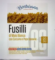 Fusilli di Mais Bianco con Curcuma e Pepe Sarawak