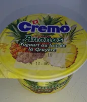 Yogourt au lait de gruyère et Ananas