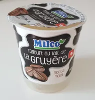 Yogourt moka  au lait de La Gruyere