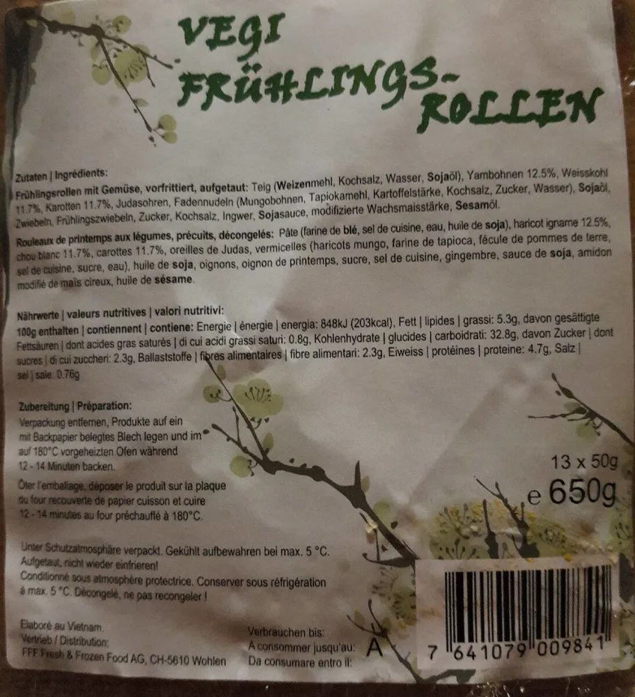 Vegi Fruhlings rollen