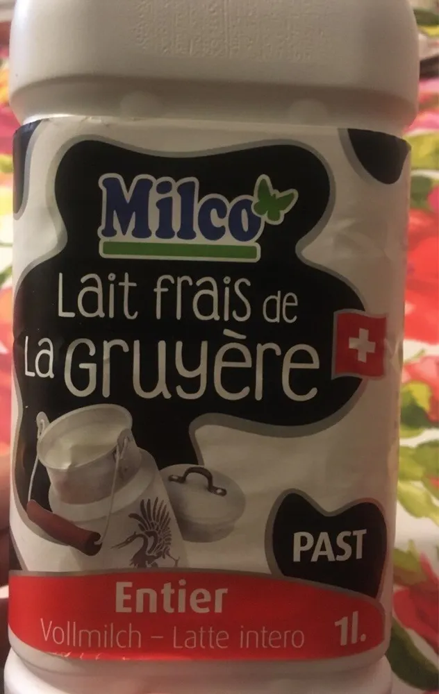Lait frais de la gruyere