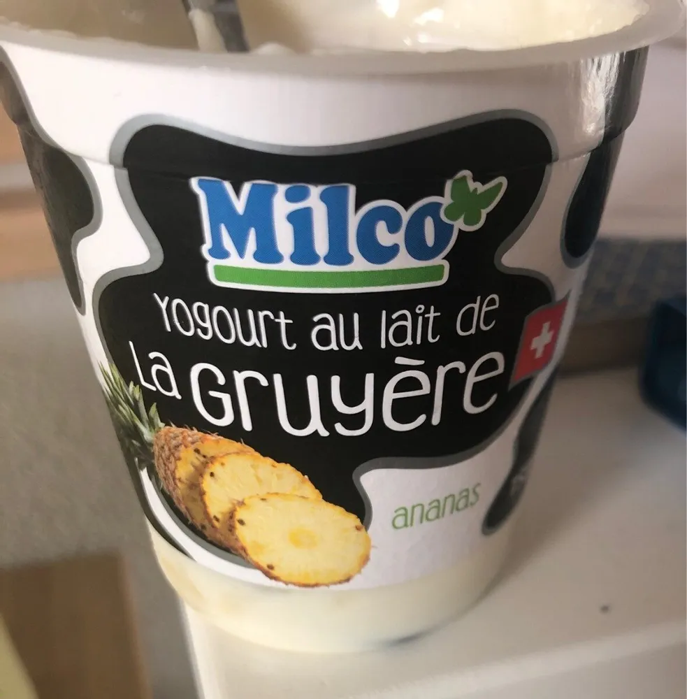 Yogourt au lait de la gruyère