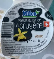 Yogourt au lait de la Gruyère