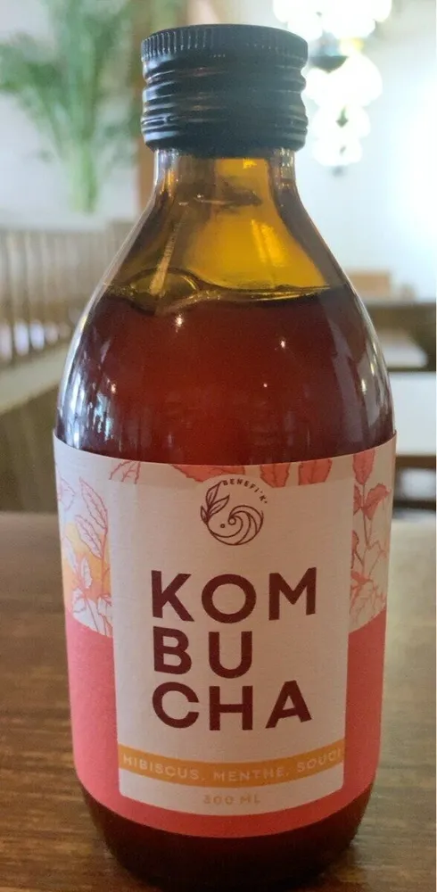 KOMBUCHA hibiscus, menthe, souci