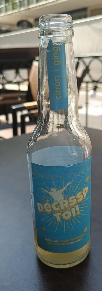 Thé froid citron gingembre