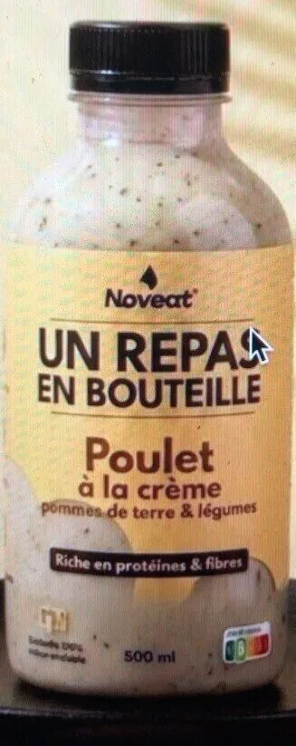 Poulet à la crème, pommes de terre & légumes