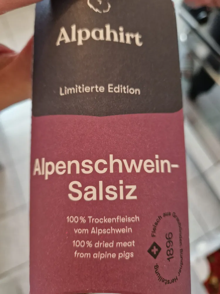 Alpenschwein-Salsiz