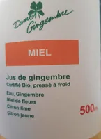 Jus de gingembre Bio