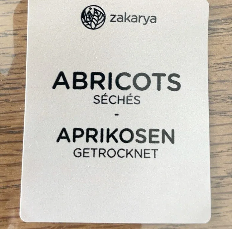 Abricots séchés