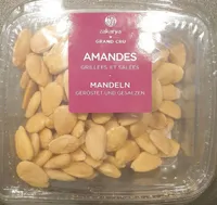 Amandes grillées et salées