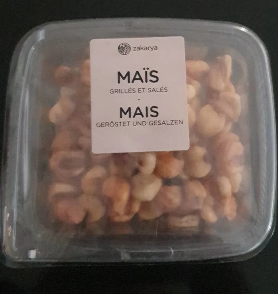 Maïs grillé et salé